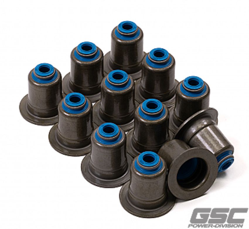 GSC Power Division 1089 GSC P-D Toyota Supra/BMW B58/N54/S55/S58 Viton Exhaust Valve Stem Seals - Set of 12