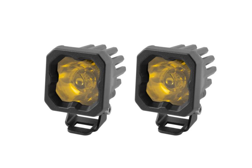 Diode Dynamics DD6468P Stage Series C1 LED Pod Pro - Yellow Spot Standard ABL (Pair)