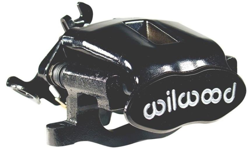 Wilwood 120-10113-6-BK Caliper-Combination Parking Brake-Pos 6-R/H-Black 41mm piston .81in Disc