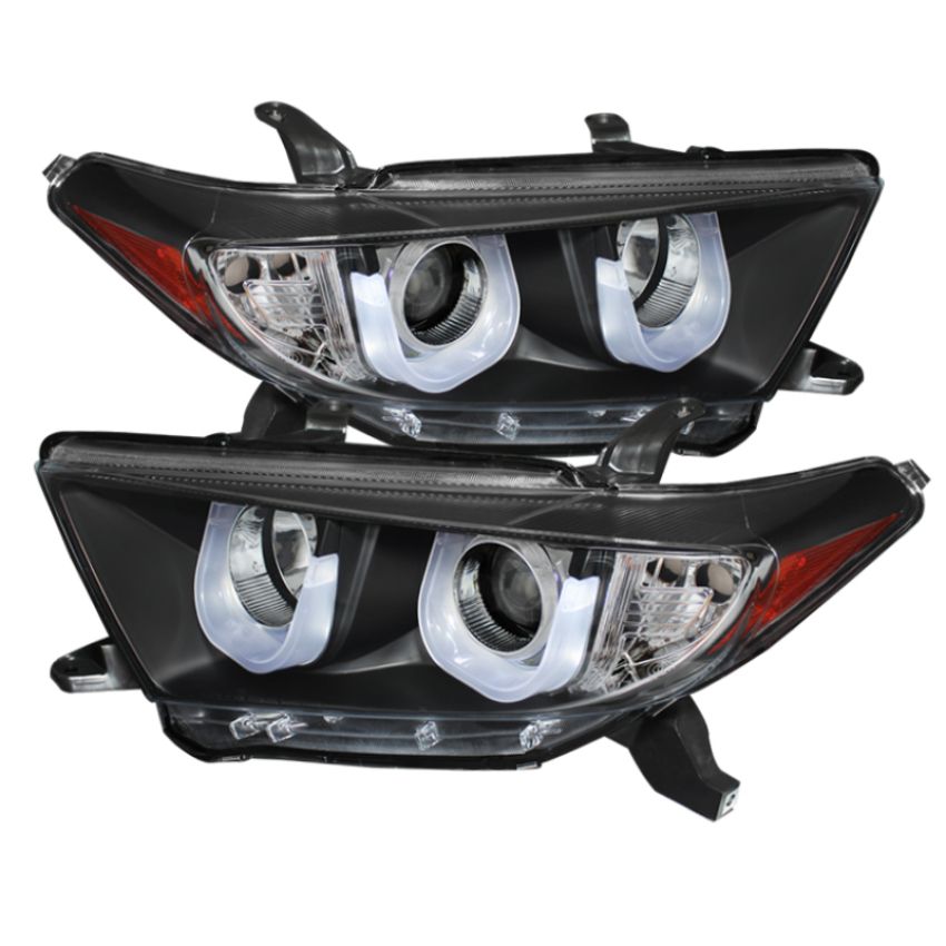 SPYDER 5075055 Projector Headlights - 3D DRL - Black