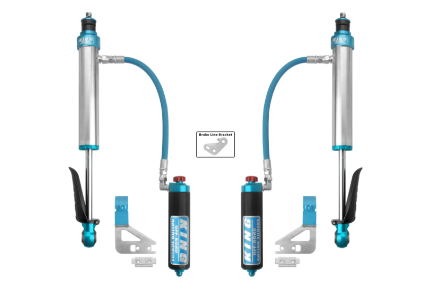 King Shocks 25001-397A 2022+ Toyota Tundra Rear 2.5 Dia Remote Reservoir Coilover & Adjuster (Pair)