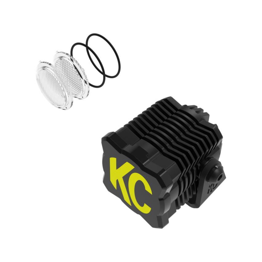 KC HiLiTES 1265 KC FLEX ERA 1 LED 2-Light Master Kit with Spread Beam Pattern