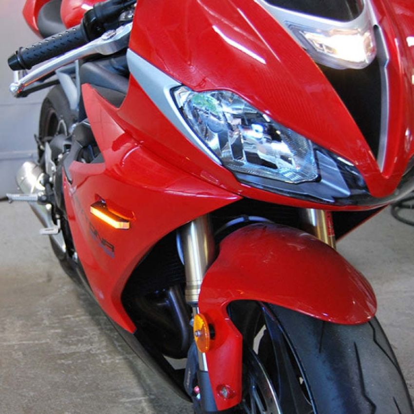 New Rage Cycles 675-FS 13+ Triumph Daytona 675 Front Turn Signals