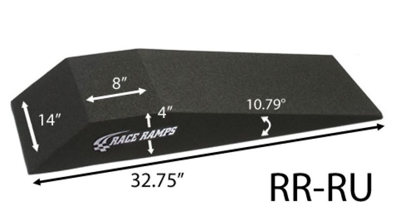 Race Ramps RR-RU Roll-Ups Ramps - 4in. Lift for 12in. Wide Tires