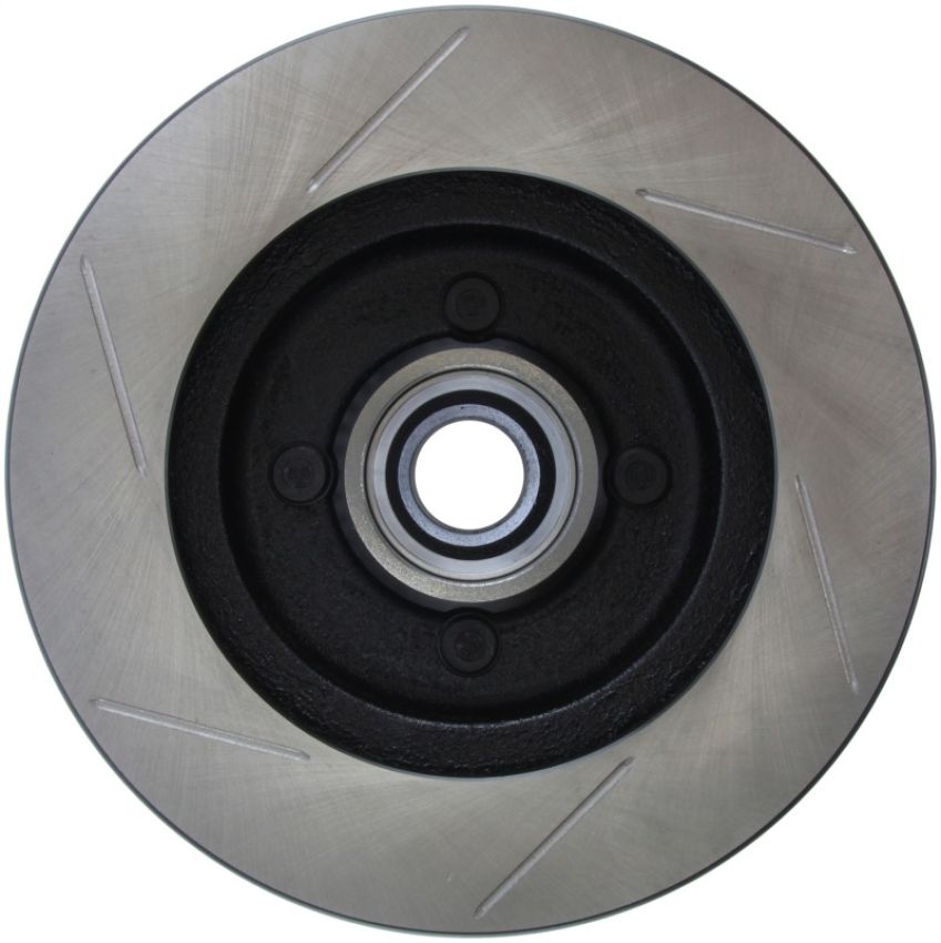 Stoptech 126.61026SL Power Slot 90-93 Ford Mustang 8cy (Exc Cobra Rear Disc) Front Left Slotted Rotor