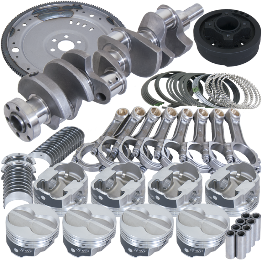 Eagle B16323EA030 Ford 302 Balanced Street & Strip Rotating Assembly Kit 3.400in Stroke