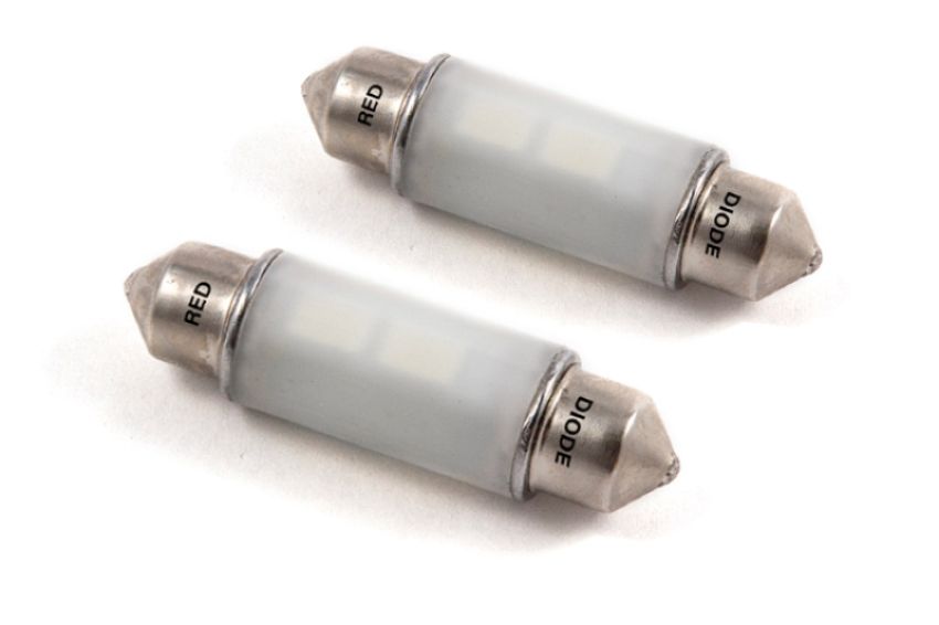 Diode Dynamics DD0315P 39mm HP6 LED Bulb LED - Red (Pair)