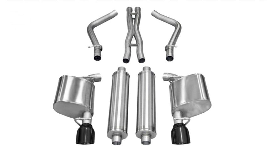 CORSA Performance 14537BLK Corsa 2011-2014 Chrysler 300 R/T 5.7L V8 Black Xtreme Cat-Back Exhaust