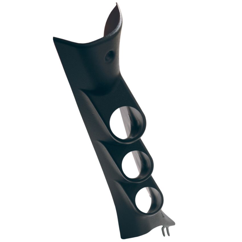 AutoMeter 17332 15-18 Ford F-150 2-1/16in Triple A-Pillar Pod Gauge Mount - Black (w/ Speaker)