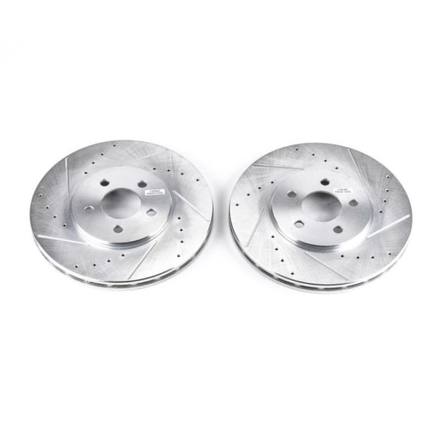PowerStop AR8342XPR PowerStop Evolution Performance Drilled, Slotted & Plated Brake Rotor Pair