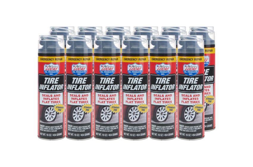 LUCAS OIL LUC11180-12 Tire Inflator Case 12 x 16oz.