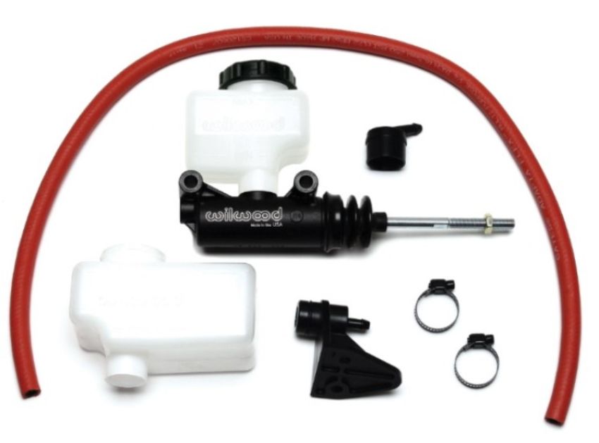Wilwood 260-13624 Short Remote Side Mount M/C Kit 7/8in Bore 3/8in-24 Banjo Outlet