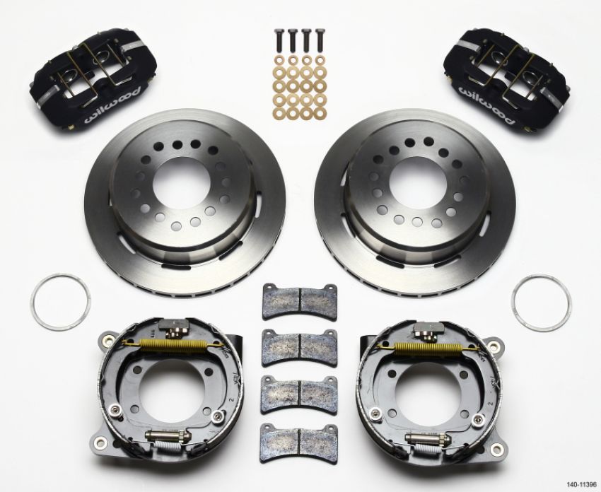 Wilwood 140-11396 Dynapro Low-Profile 11.00in P-Brake Kit Ford 8.8 w/2.50in Offset-5 Lug