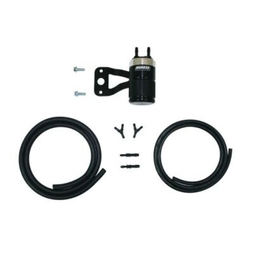 Moroso 85724 H-D Milwaukee 8/touring Models (w/Stock Air Cleaner) Air Oil Separator - Black & Polished