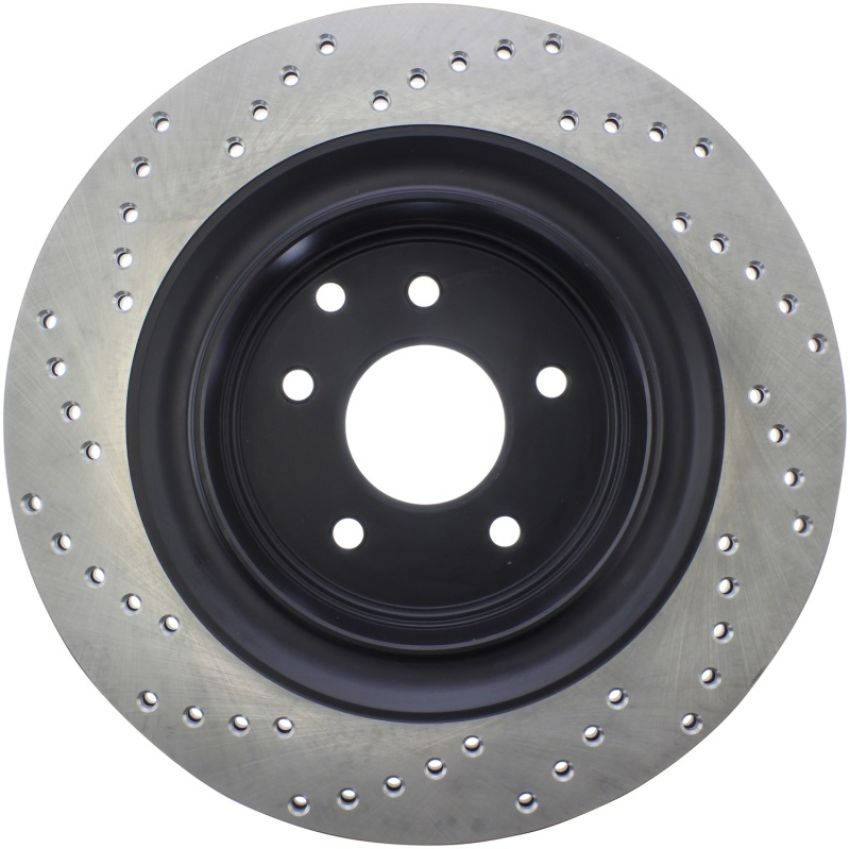 Stoptech 128.42093L Drilled Sport Brake Rotor