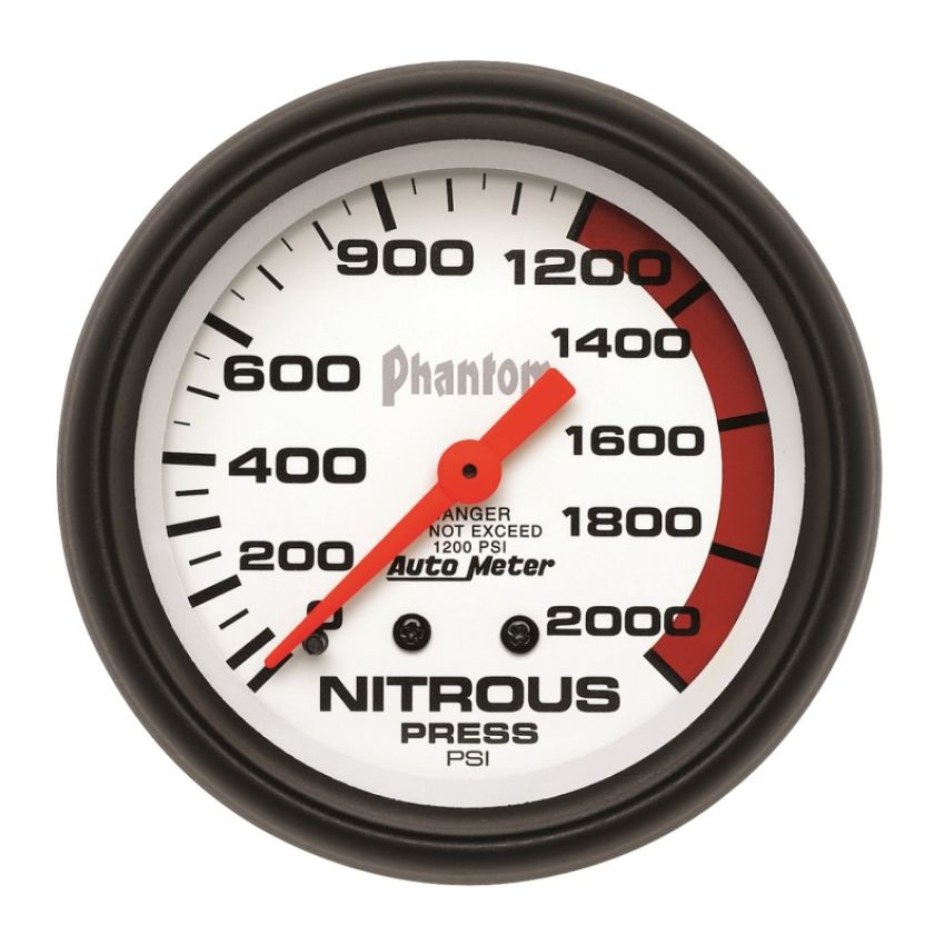 AutoMeter 5828 GAUGE, NITROUS PRESSURE, 2 5/8