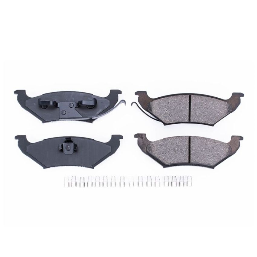 PowerStop 17-544 PowerStop - Z17 Low-Dust Ceramic Brake Pads with Hardware