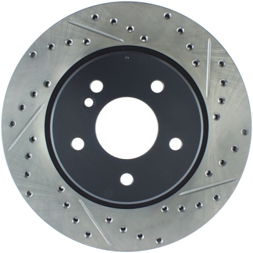 Stoptech 127.34097L Slotted & Drilled Sport Brake Rotor