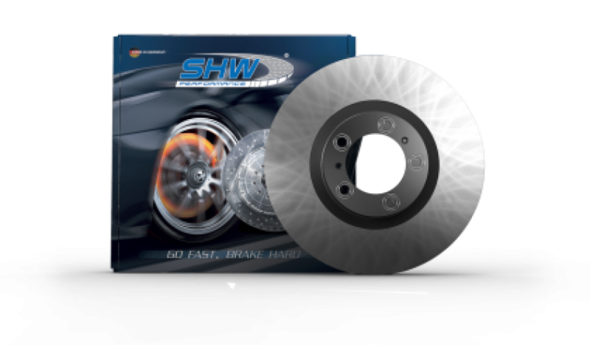 SHW 19-22 Porsche Macan 2.0L V6 Front Left Smooth Monobloc Brake Rotor