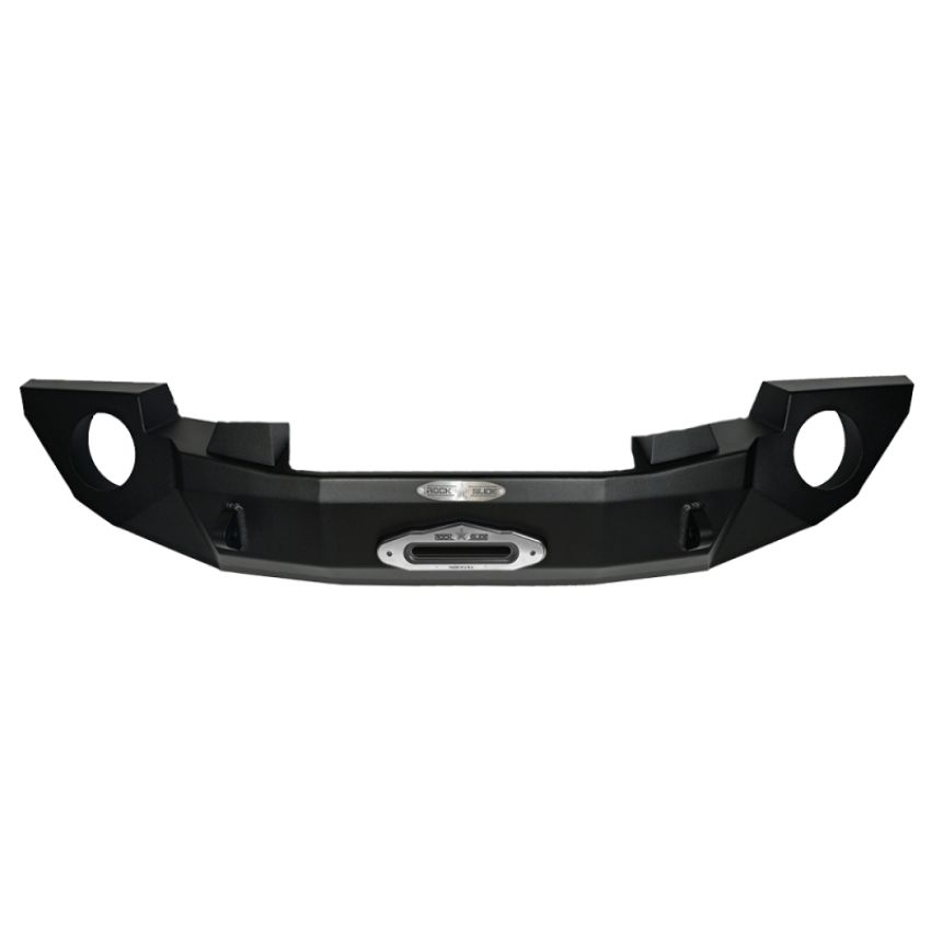 Rock Slide Engineering FB-F-101-JK Rock Slide 07-18 Jeep JK 2-4 Door Rigid Full Front Bumper / No Bullbar / With Winch Plate