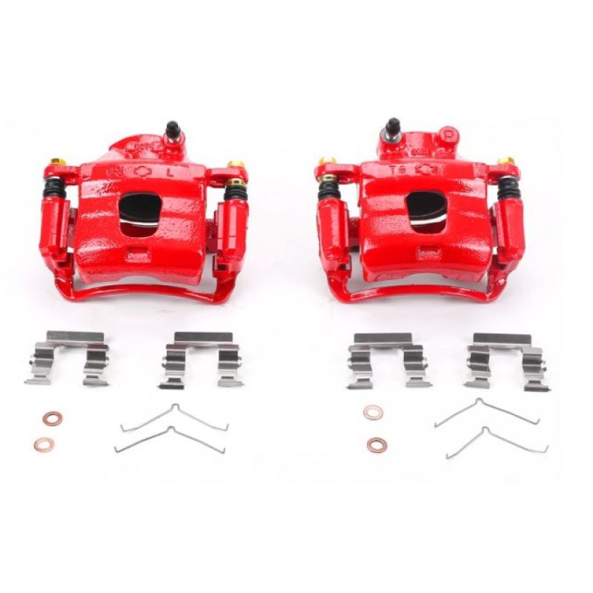 PowerStop S1218 Red Powder Coated Calipers