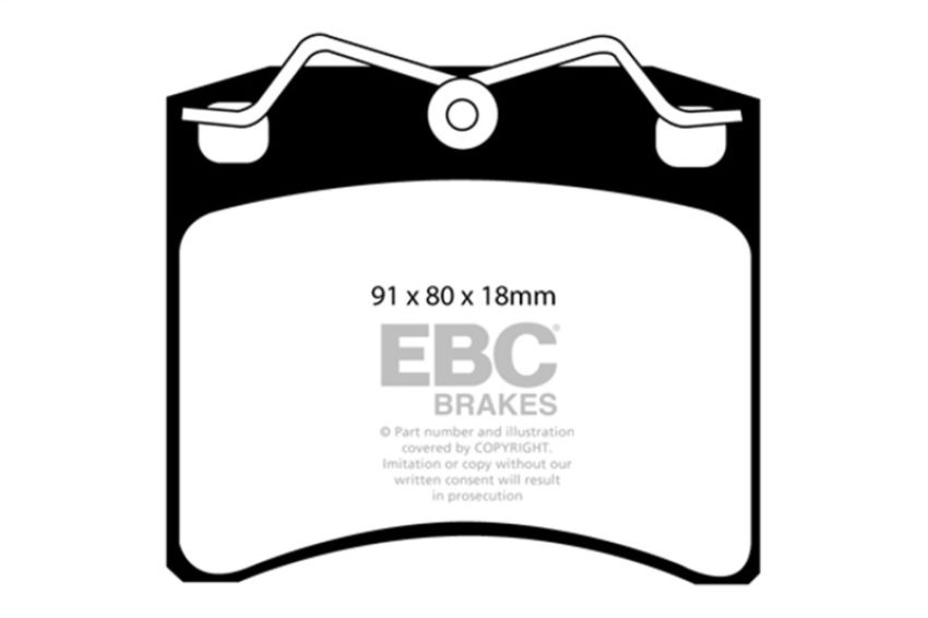 EBC Brakes UD703 Ultimax OEM Replacement Brake Pads