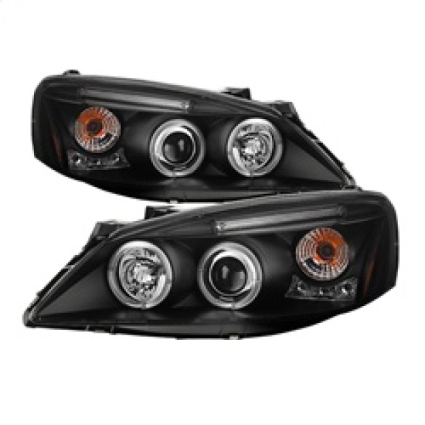 SPYDER 5011596 Projector Headlights - LED Halo - Black