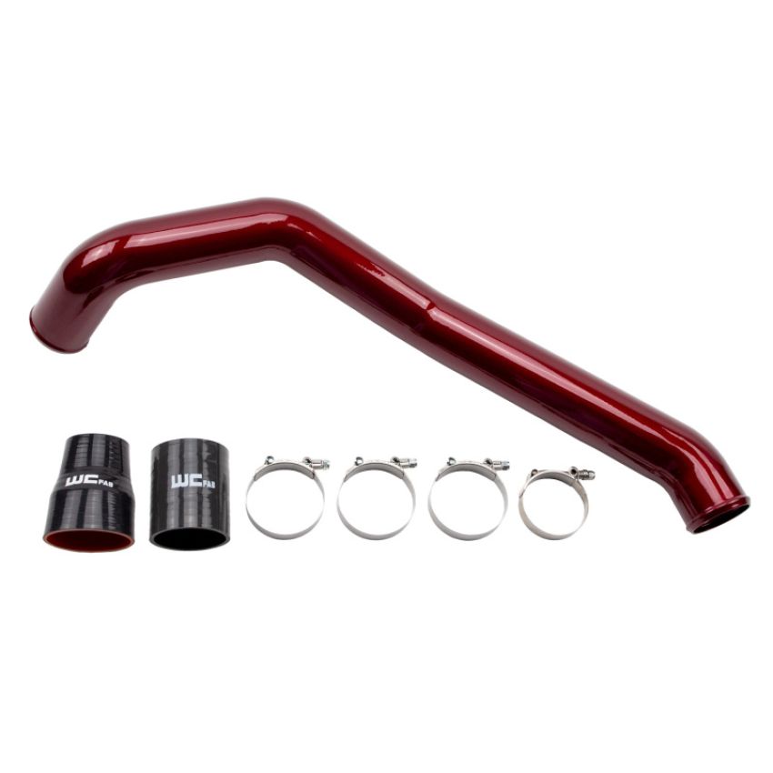 Wehrli WCF100352-CR 2004.5-10 Duramax LLY/LMM D/S 3in. Intercooler Pipe - Candy Red