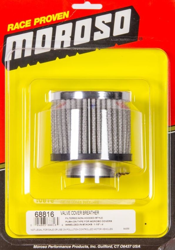 MOROSO MOR68816 Chrome V. Cvr Breathers