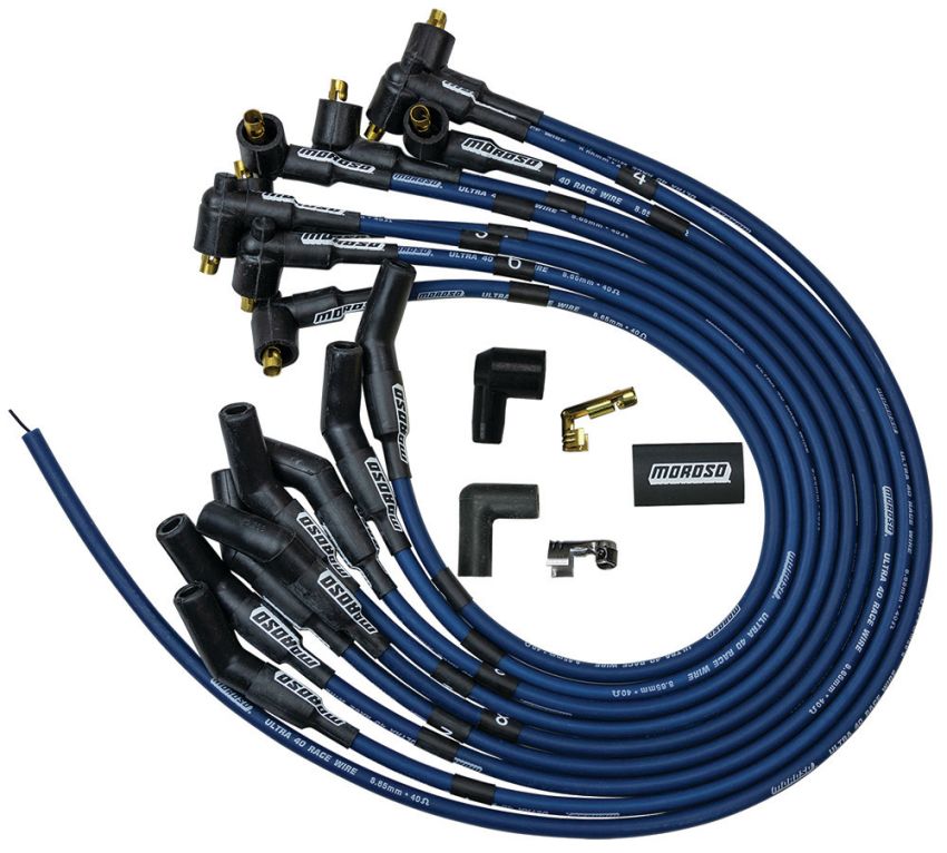 MOROSO MOR73676 Ultra 40 Plug Wire Set - Ford 302