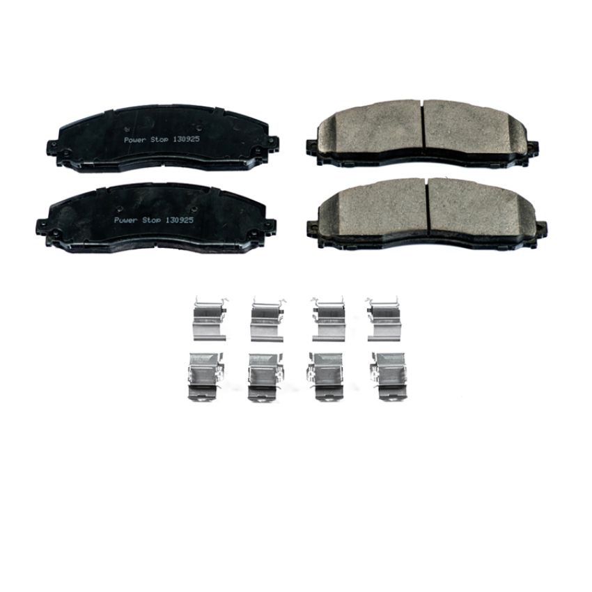 PowerStop 17-1691 PowerStop - Z17 Low-Dust Ceramic Brake Pads with Hardware