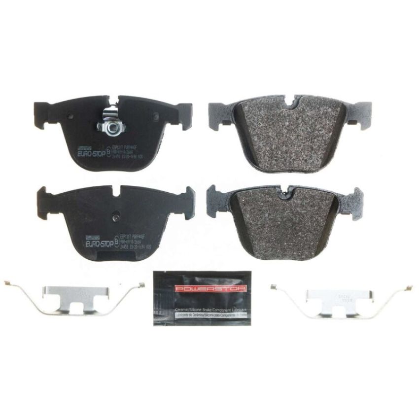 PowerStop ESP1317 EuroStop ECE-R90 Certified Brake Pad Set