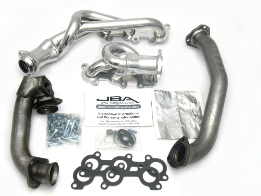 JBA 2032SJS 01-04 Toyota 3.4L V6 w/o EGR 1-1/2in Primary Silver Ctd Cat4Ward Header