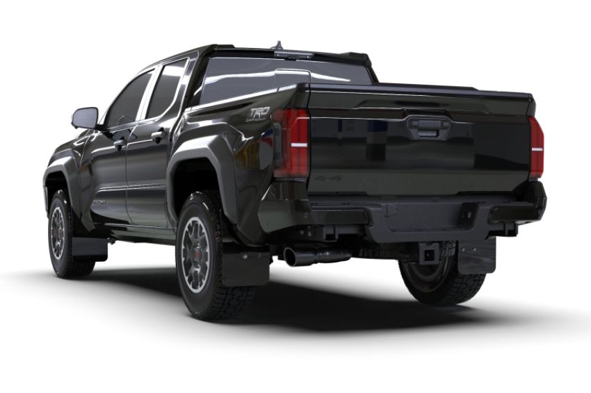 Rally Armor MF114-UR-BLK-MBK Black Mud Flap/Metallic Black  Logo