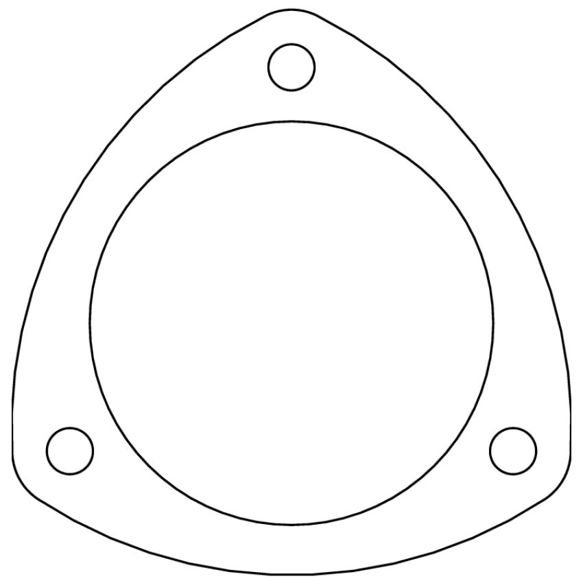 Cometic Gasket C15188C Cometic .043in Copper Exhaust Header Collector Gasket - 3.5in Diameter - 4.438in Bolt Circle