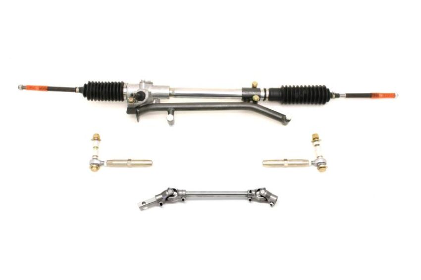 BMR Suspension RK002H BMR 93-02 GM F-Body Manual Steering Conversion Kit (For Stock K-Member Only) - Black Hammertone
