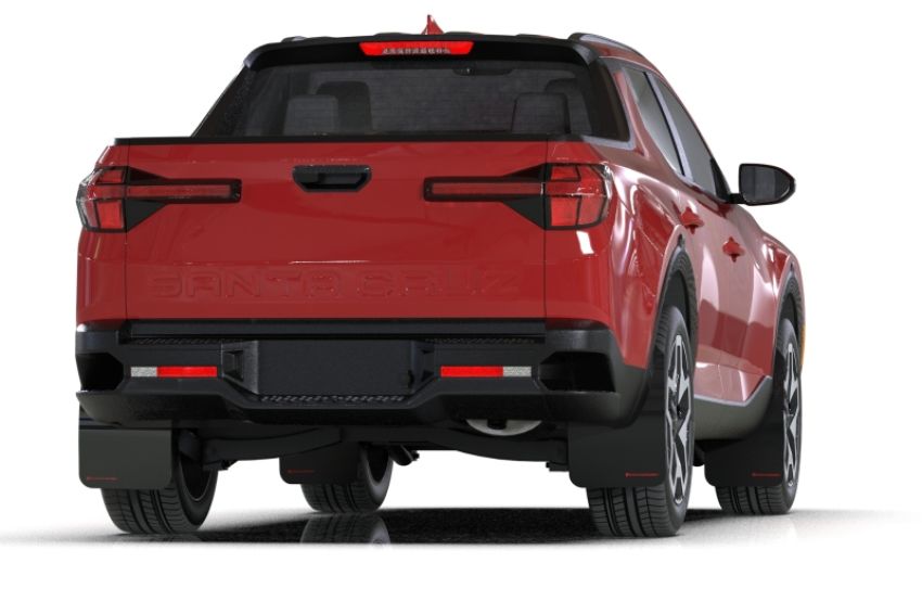 Rally Armor MF78-UR-BLK-RD Black Mud Flap/Red Logo