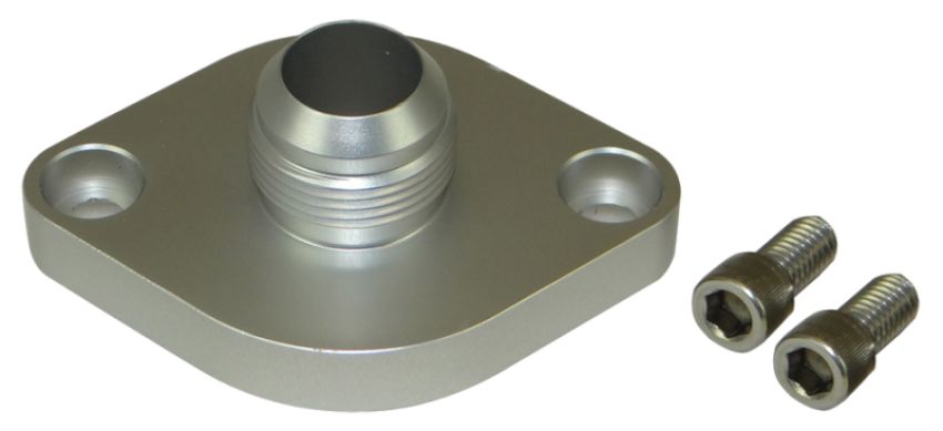 Moroso 63473 Chevrolet Big Block/Small Block Water Outlet Filler Neck -16An w/O-Ring - Aluminum