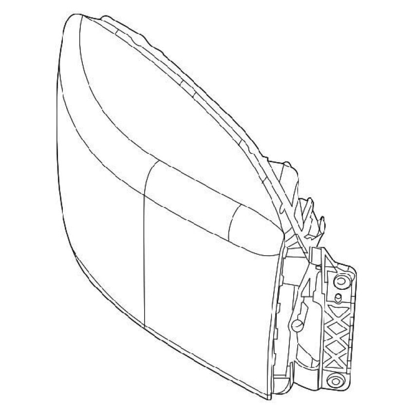 Mopar 68093217AD LAMP, Headlamp Park And Turn