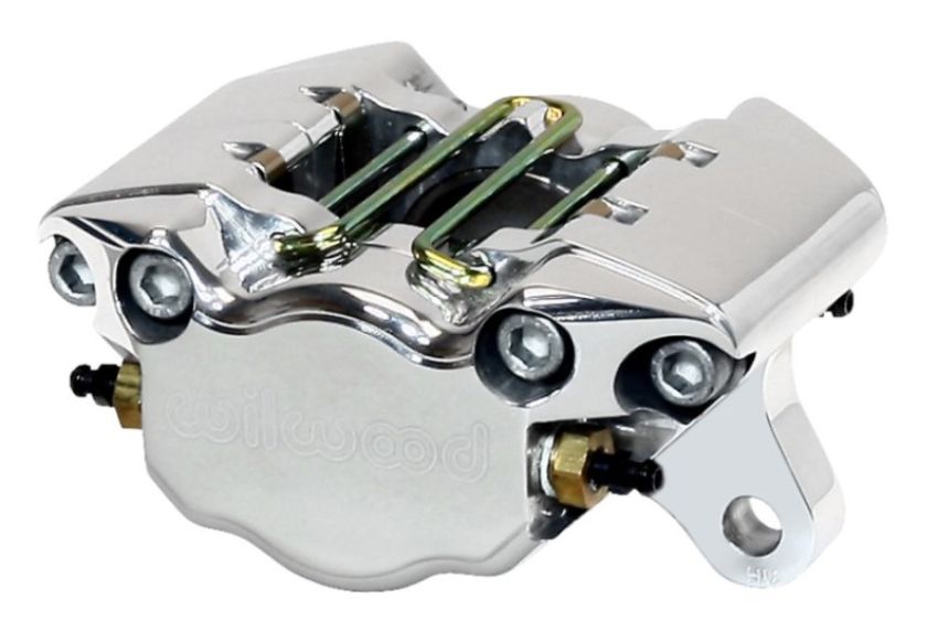 Wilwood 120-9689-PLP Caliper-Polished Dynapro Single 3.75in Mount 1.75in Pistons .19in Disc Long Piston