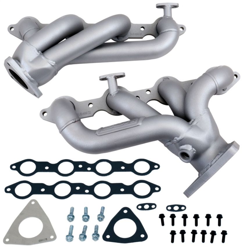 BBK Performance Parts 4003 2001-2002 CAMARO FIREBIRD LS1 1-3/4 SHORTY EXHAUST HEADERS (TITANIUM CERAMIC)