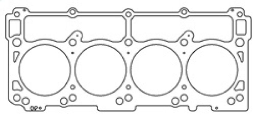 Cometic Gasket C5525-027 Cometic Chrysler 6.1L Alum Hemi 4.055in .027 thick MLS Head Gasket