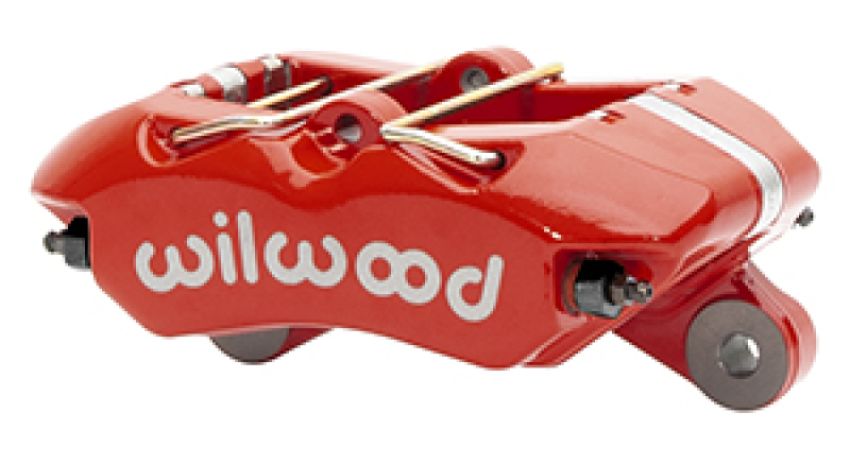 Wilwood 120-15585-RD Caliper-Forged Dynapro 5.25in Mount/ 4 - 1.98in Pistons/ .81in x 13.06in. Rotor - Red