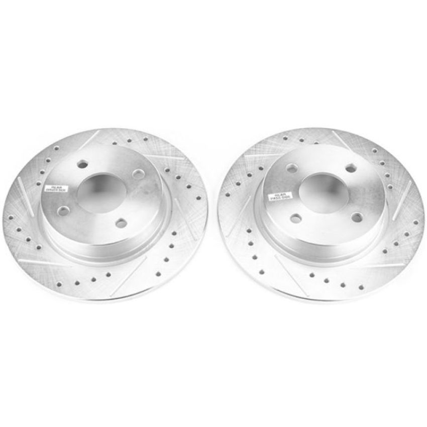 PowerStop AR85192XPR PowerStop Evolution Performance Drilled, Slotted & Plated Brake Rotor Pair