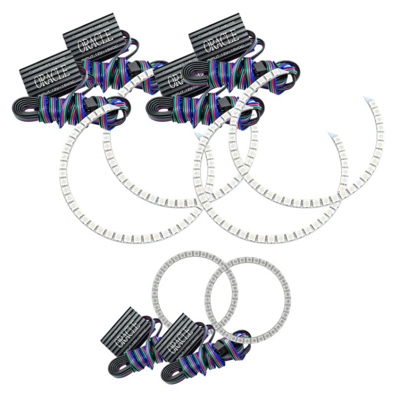 Oracle Lighting 2627-334 ColorSHIFT(tm) Triple Halo Kit, ColorSHIFT(tm) - No Controller