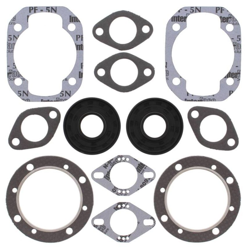 Vertex Pistons 711042A Vertex Gaskets  Hirth 170R 17/1 FC/2 Complete Gasket Kit w/ Oil Seals