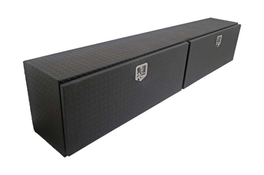 Dee Zee DZ59TB Deezee Universal Tool Box - Specialty 60In Topsider Black BT Alum (Txt Blk)