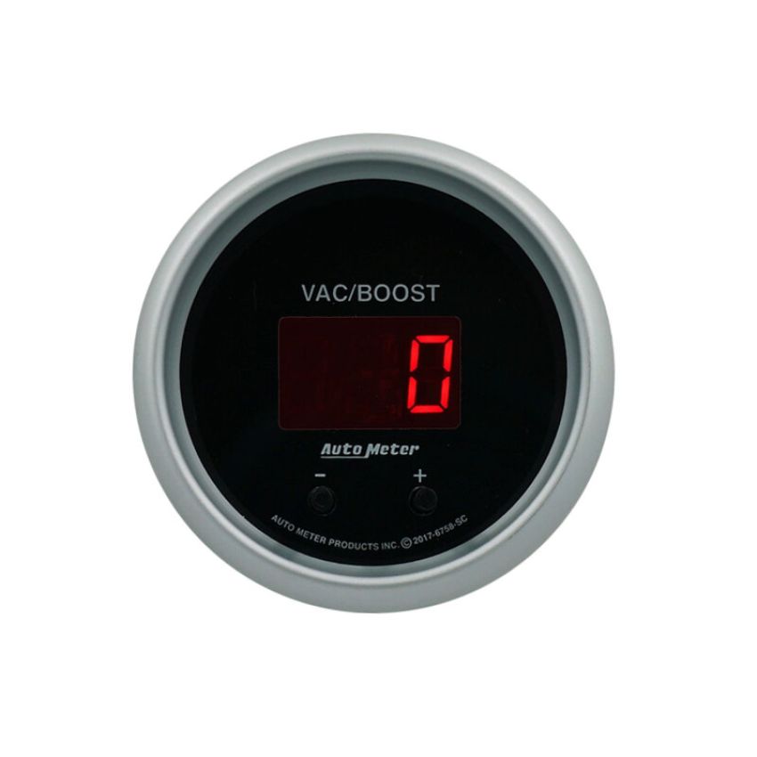 AutoMeter 6758-SC GAUGE, VAC/BOOST, 2 1/16