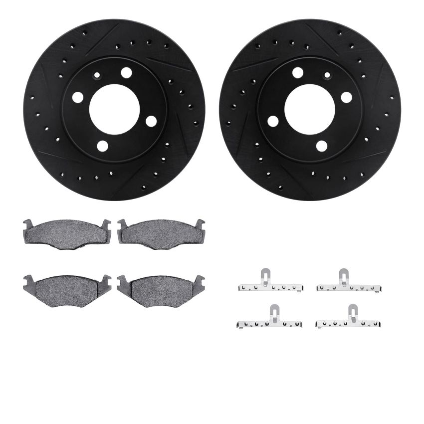 Dynamic Friction 8612-74002 Rotor Kit
