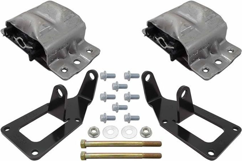 ICT BILLET ICT5510-KIT551EM 88-98 Chevy 2WD P/U LT Swap Engine Mount Kit